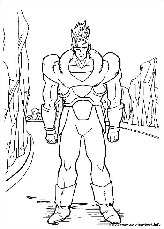 Dragon Ball Z coloring picture